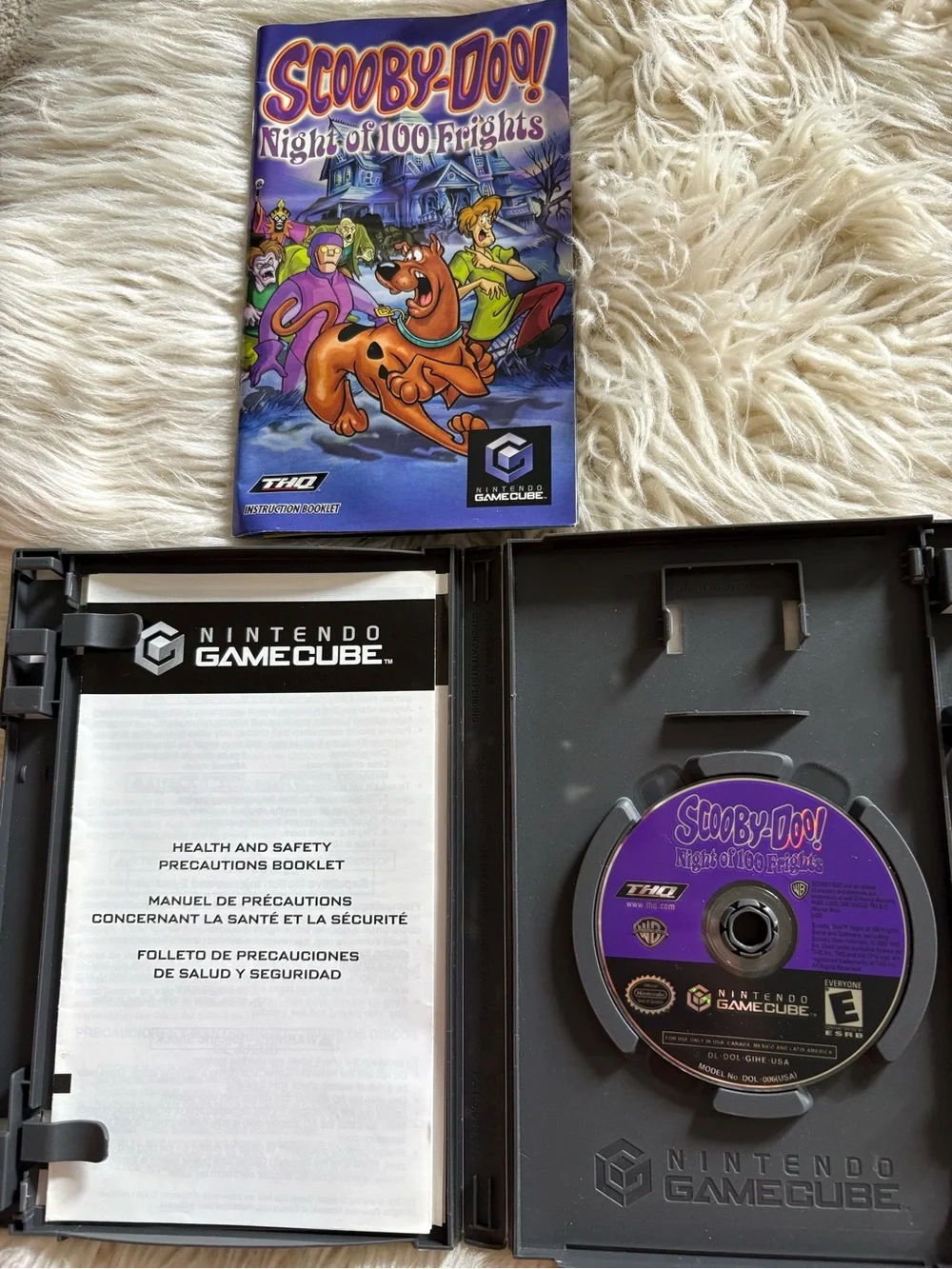 Scooby Doo Night of 100 Frights Nintendo GameCube Game 2002 Complete CIB Vintage